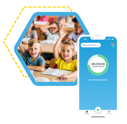 App-Zeiterfassung für Schulen